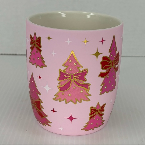 Peppermint and Pine Pink Tree With Bows Soft Touch Mug -NWT 2024 - Picture 4 of 9